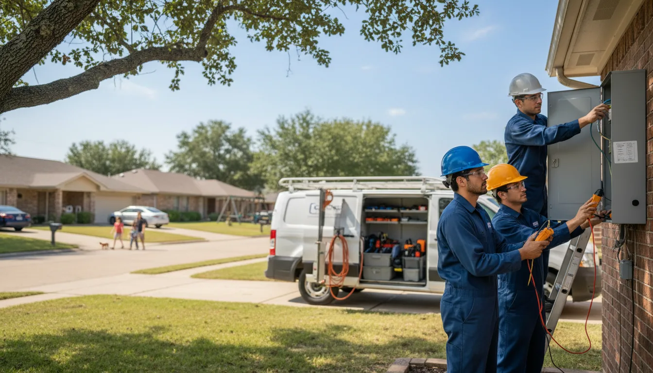 Certified electrician providing emergency electrical services in West Terre Haute, IN